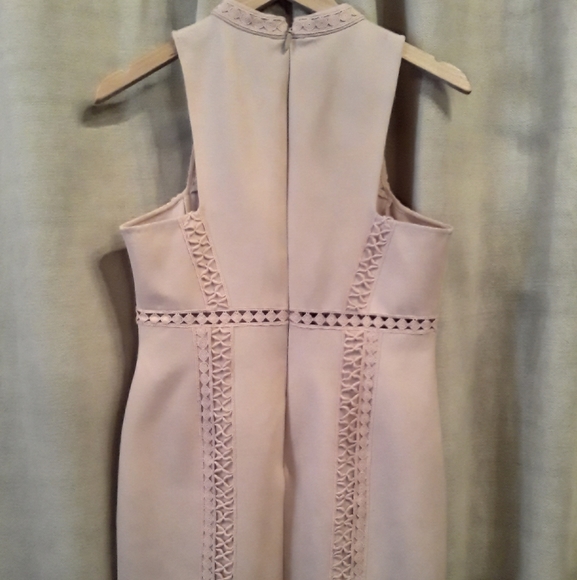Free People rose gold sleeveless mini dress - Picture 2 of 4